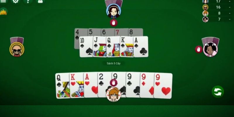 Tiến lên miền Nam đa dạng phòng game cùng mức cược phong phú